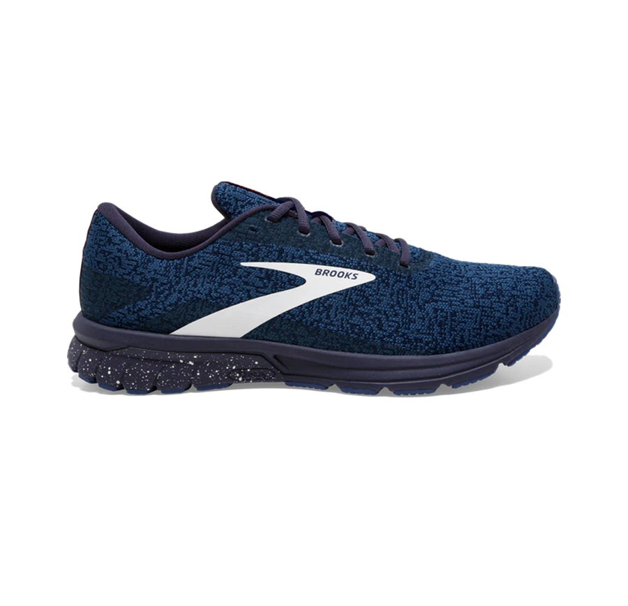 Brooks Mens Running Shoes Nz - Signal 3 Navy/White ( DWKRZ7650 )